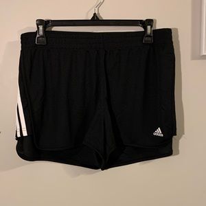 Black adidas shorts